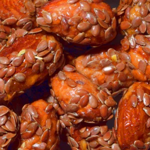 Amandes Caramélisées aux Graines de Lin